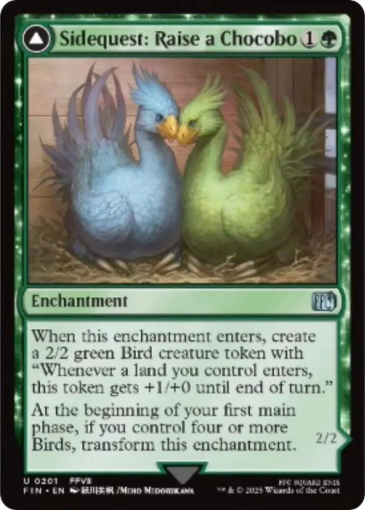 Sidequest: Raise a Chocobo // Black Chocobo