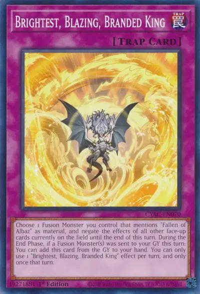 Brightest, Blazing, Branded King