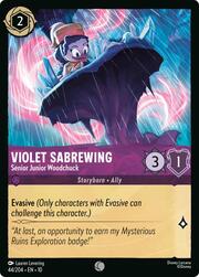 Violet Sabrewing - Senior Junior Woodchuck