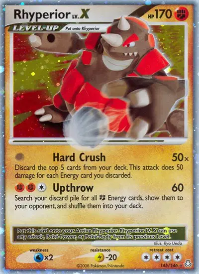 Auction card for Rhyperior Lv.X