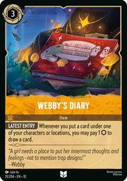 Webbys Diary