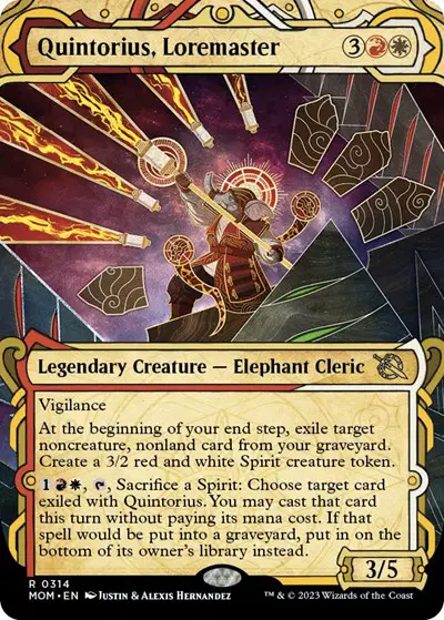 Quintorius, Loremaster