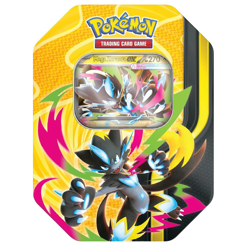 Mega Forces Tins: Mega Zeraora ex Tin