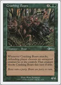 Crashing Boars