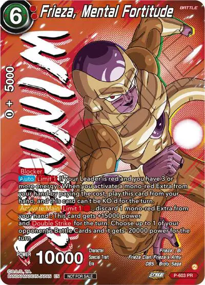 Frieza, Mental Fortitude
