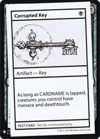 Corrupted Key