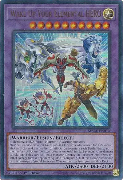 Wake Up Your Elemental HERO
