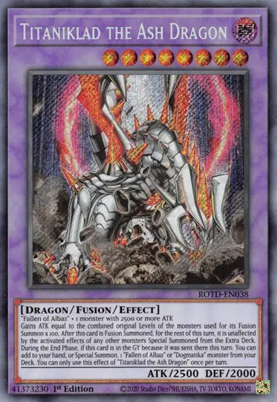 Titaniklad the Ash Dragon