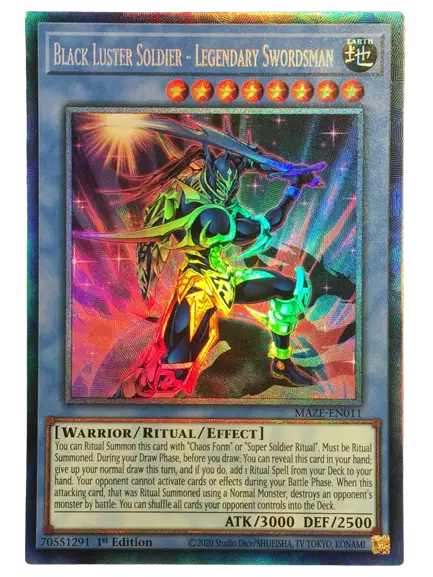 Black Luster Soldier - Legendary Swordsman