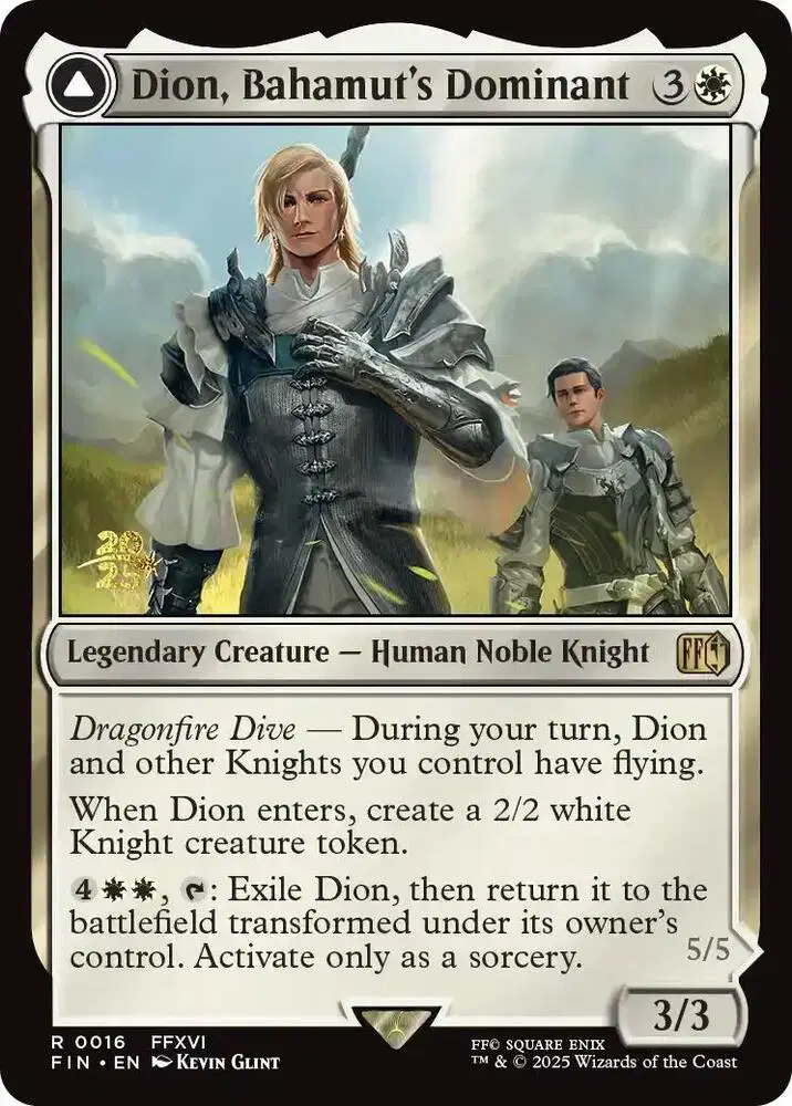Dion, Bahamut's Dominant // Bahamut, Warden of Light
