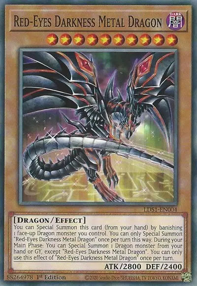 Red-Eyes Darkness Metal Dragon