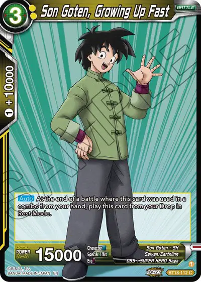 Son Goten, Growing Up Fast
