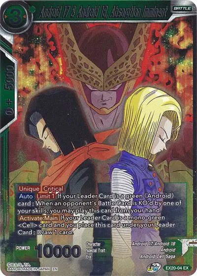 Android 17 & Android 18, Absorption Imminent