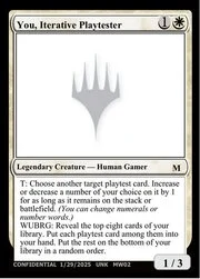 You, Iterative Playtester