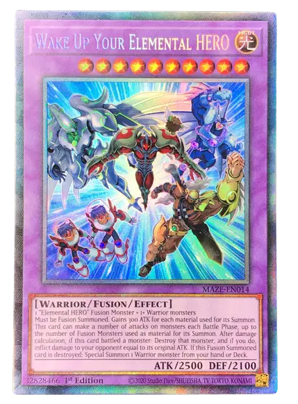 Wake Up Your Elemental HERO