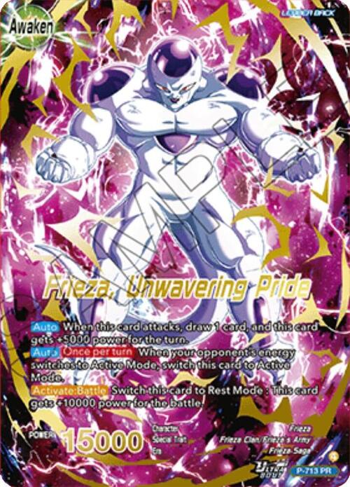 Frieza // Frieza, Unwavering Pride