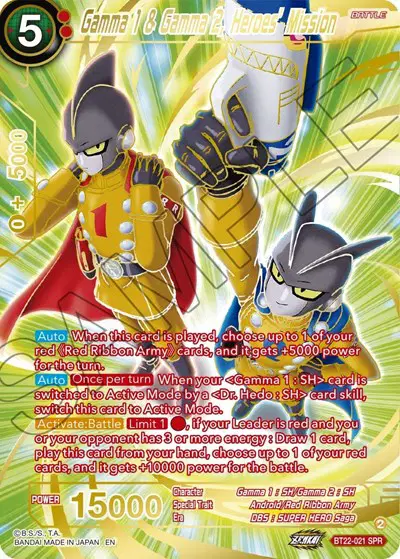 Gamma 1 & Gamma 2, Heroes´ Mission