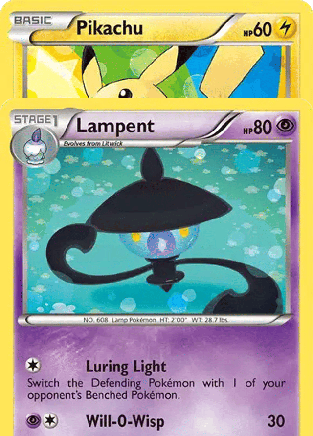 Auction card for Bundle - Pikachu - Lampent