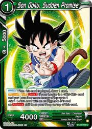 Son Goku, Sudden Promise
