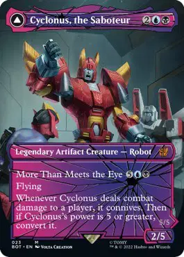 Cyclonus, the Saboteur // Cyclonus, Cybertronian Fighter
