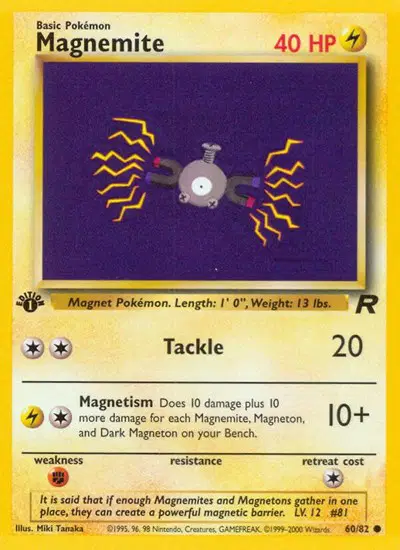 Auction card for Magnemite
