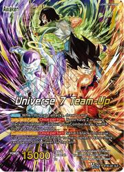 Son Goku, Android 17, & Frieza // Universe 7 Team-Up