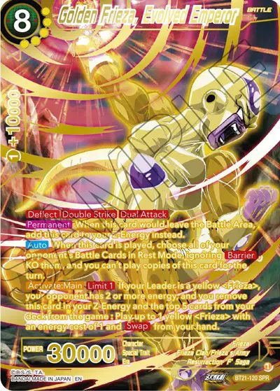 Golden Frieza, Evolved Emperor