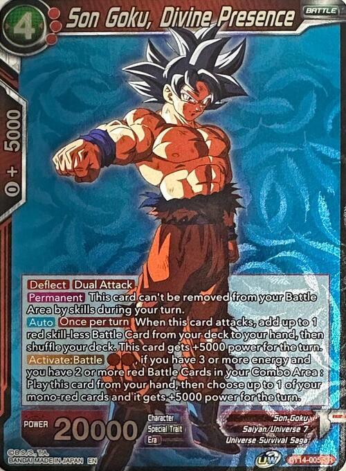 Son Goku, Divine Presence