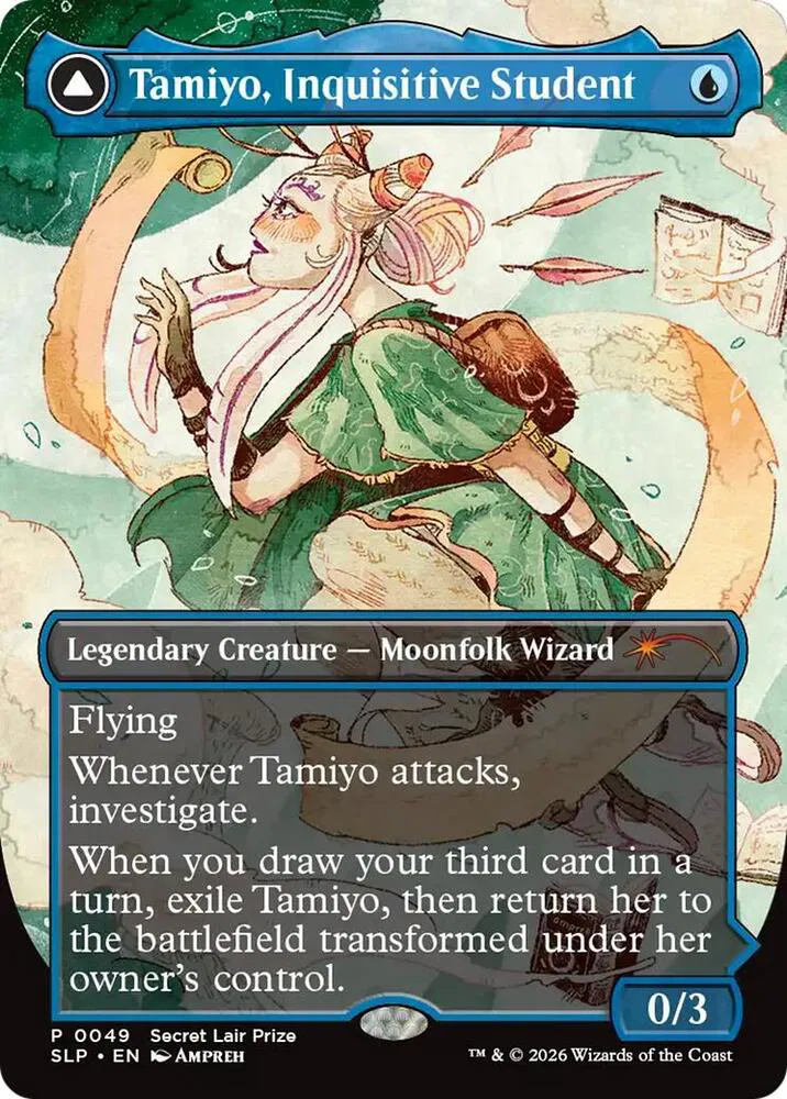 Tamiyo, Inquisitive Student // Tamiyo, Seasoned Scholar