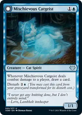 Mischievous Catgeist // Catlike Curiosity