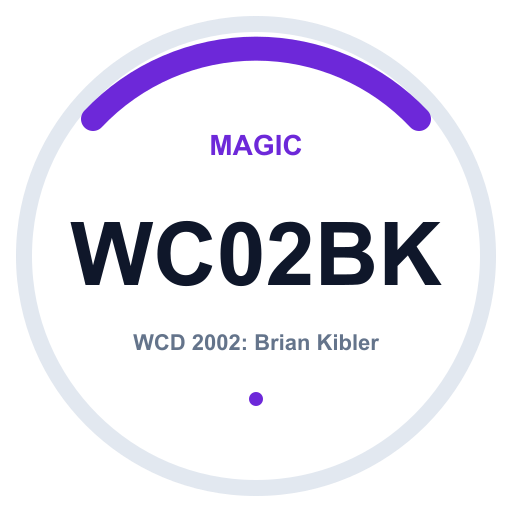 Logo WCD 2002: Brian Kibler