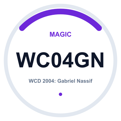 Logo WCD 2004: Gabriel Nassif