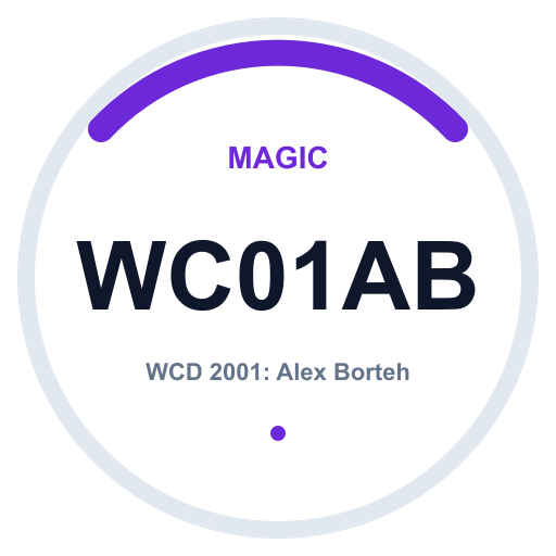 Logo WCD 2001: Alex Borteh