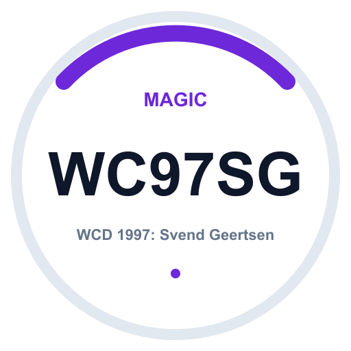 Logo WCD 1997: Svend Geertsen