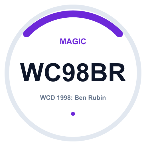 Logo WCD 1998: Ben Rubin