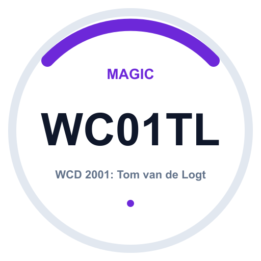 Logo WCD 2001: Tom van de Logt