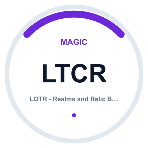 Logo LOTR - Realms and Relic Box Topper