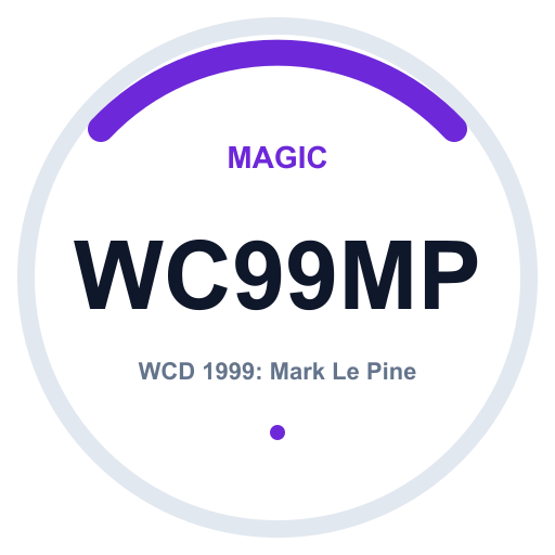 Logo WCD 1999: Mark Le Pine