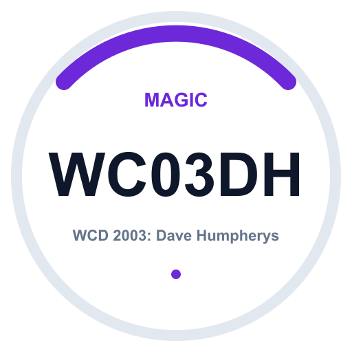 Logo WCD 2003: Dave Humpherys
