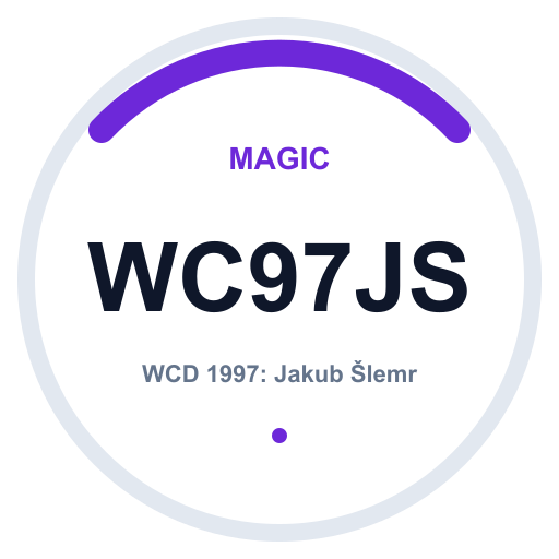 Logo WCD 1997: Jakub Šlemr