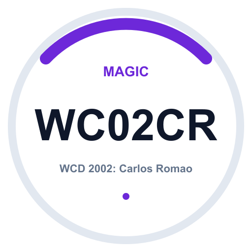 Logo WCD 2002: Carlos Romao