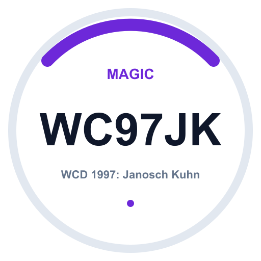 Logo WCD 1997: Janosch Kuhn