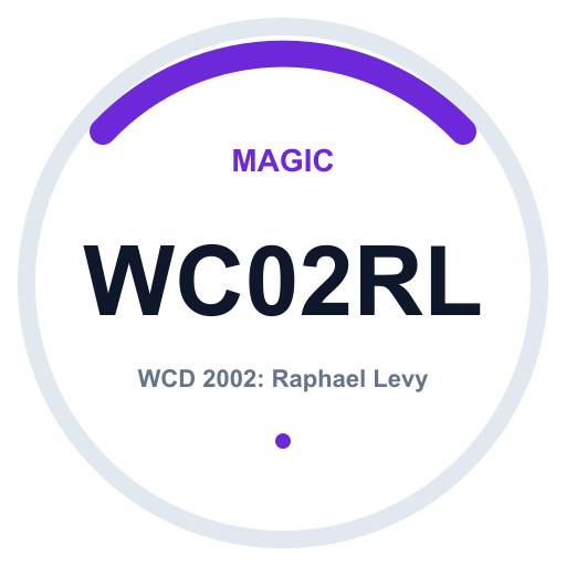 Logo WCD 2002: Raphael Levy