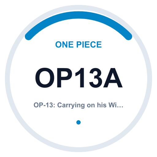 Logo OP-13: Carrying on his Will | 3rd Anniversary