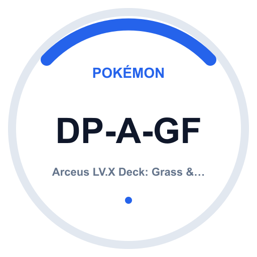 Logo Arceus LV.X Deck: Grass & Fire