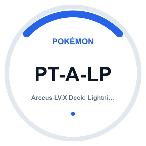 Logo Arceus LV.X Deck: Lightning & Psychic