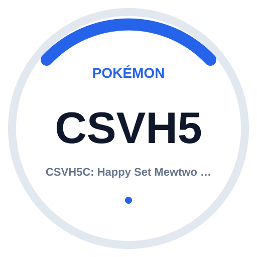 Logo CSVH5C: Happy Set Mewtwo & Dragonite & Camerupt & Sinistcha