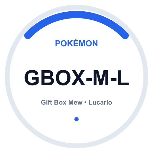 Logo Gift Box Mew • Lucario