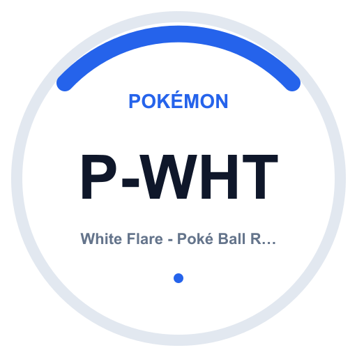 Logo White Flare - Poké Ball Reverse Holo