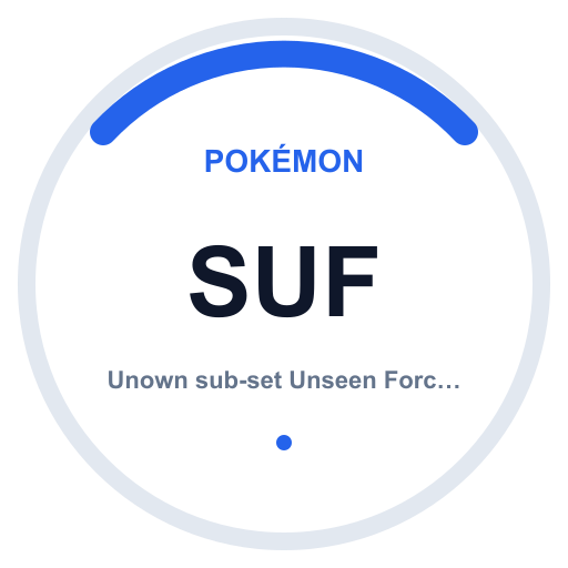Logo Unown sub-set Unseen Forces